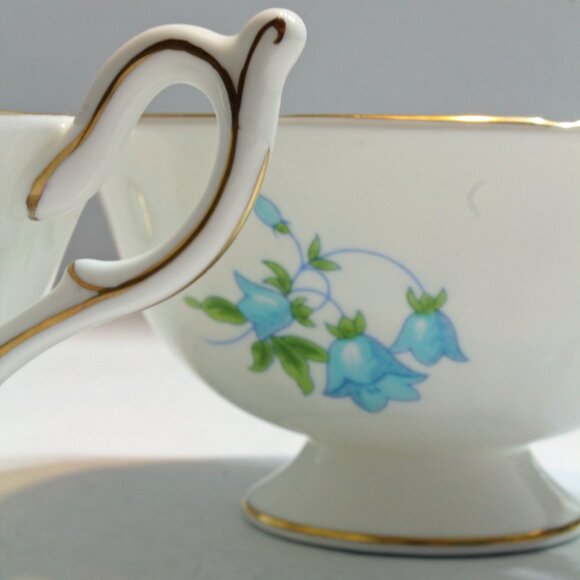 Coalport Harebell Bone China Cups Lot of 4 - Picture 2 of 7